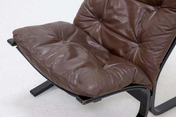 Image 1 of Vintage Ingmar Relling for Westnofa Norway Siesta Lounge Chair and Ottoman 