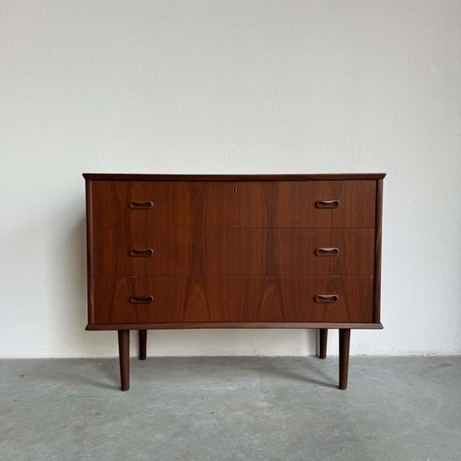 Drawer cabinet teak 3 drawers