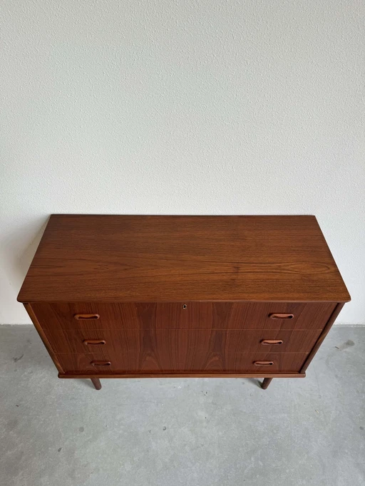 Drawer cabinet teak 3 drawers