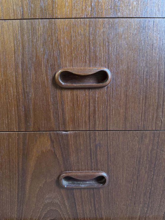 Image 1 of Commode teck 3 tiroirs