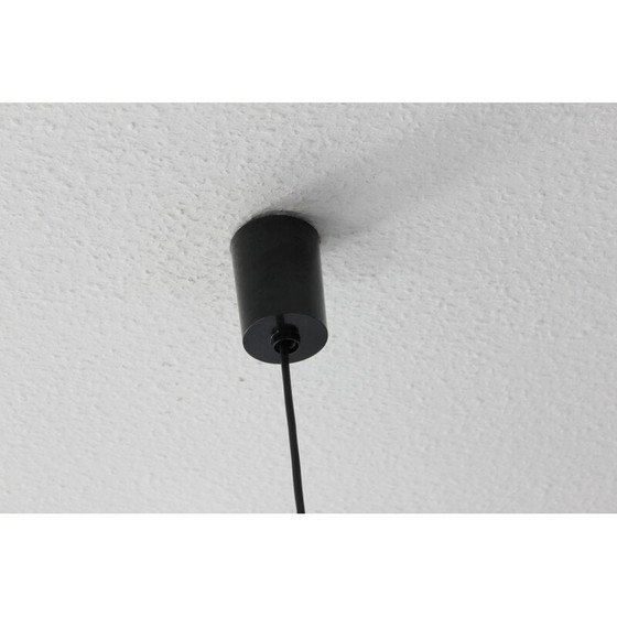 Image 1 of Vintage copper and ceramic ball pendant lamp, Denmark 1960s