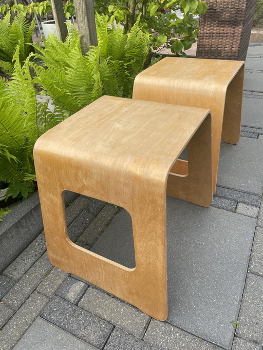 2x Lisa Norinder stool / side table