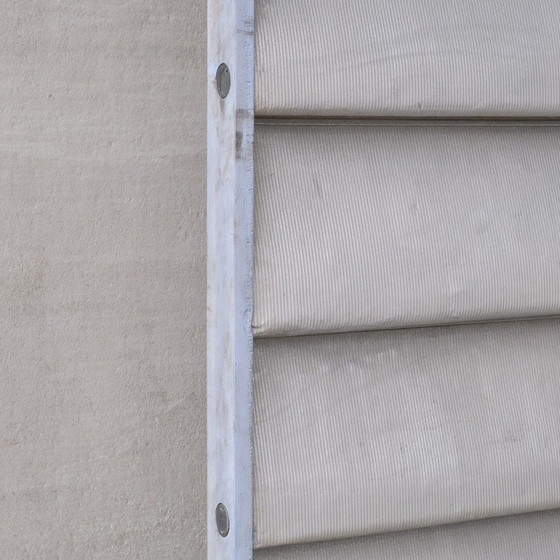 Image 1 of Pannello scorrevole vintage in alluminio e legno di Jean Prouvé, Camerun, 1960