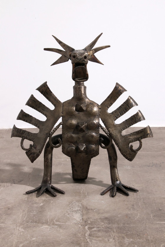 Image 1 of Fireplace Dragon By Smederij Jan Franssen, 1950S-60S