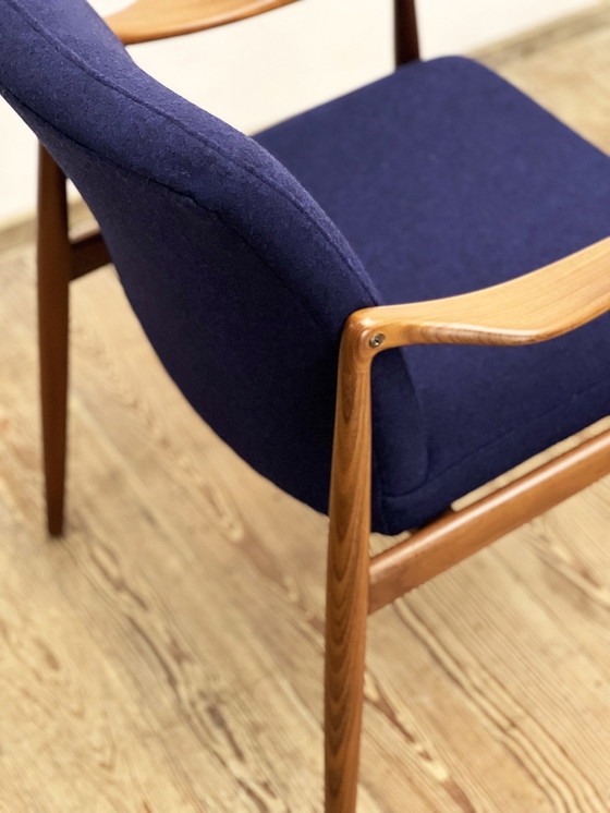 Image 1 of Deux fauteuils en teck de Hartmut Lohmeyer pour Wilkhahn, 1950, Mid Century Modern