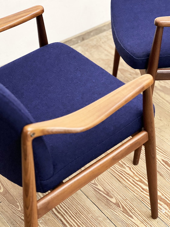 Image 1 of Deux fauteuils en teck de Hartmut Lohmeyer pour Wilkhahn, 1950, Mid Century Modern