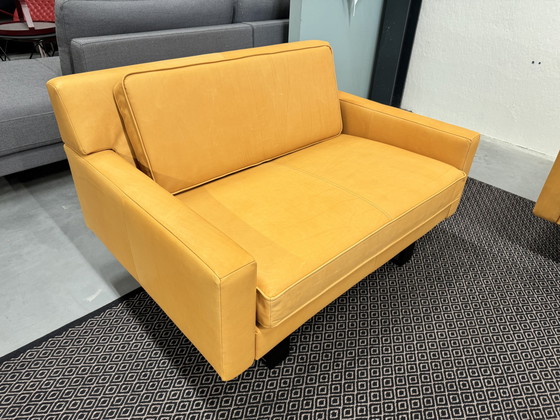 Image 1 of Gelderland 7850 Love Seat Crunch Aniline Leather