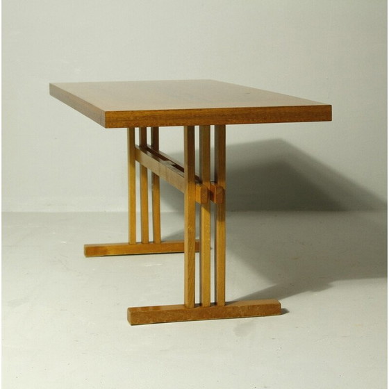 Image 1 of Vintage "Horizon" coffee table in shedua wood and ash, 1970