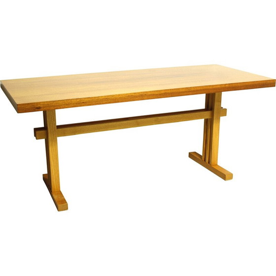 Image 1 of Vintage "Horizon" coffee table in shedua wood and ash, 1970
