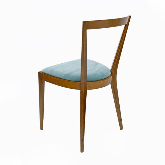 Image 1 of Eight Dining Chairs Ponti 940 By Gio Ponti For Bbb Italia