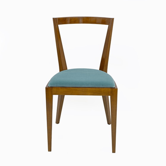 Image 1 of Eight Dining Chairs Ponti 940 By Gio Ponti For Bbb Italia