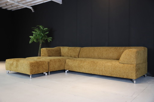 Leolux Faya Lobi Corner Sofa With Hocker