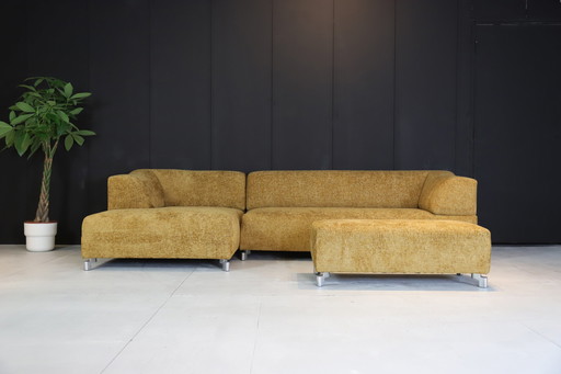 Leolux Faya Lobi Corner Sofa With Hocker