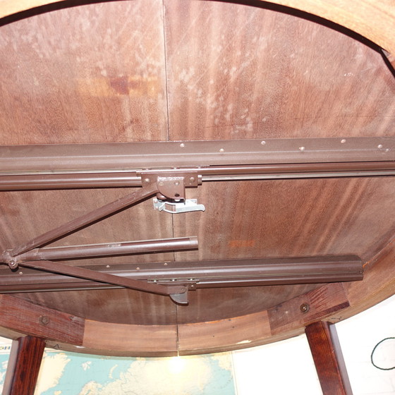 Image 1 of Round Rosewood Dining Table