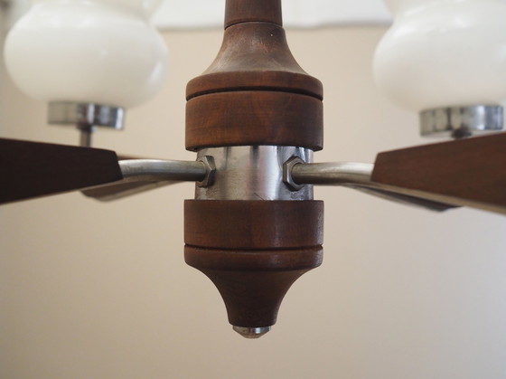 Image 1 of Wooden Chandelier, Danish Design, 1970S, Production: Denmark