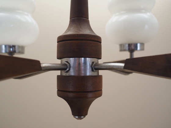 Image 1 of Wooden Chandelier, Danish Design, 1970S, Production: Denmark