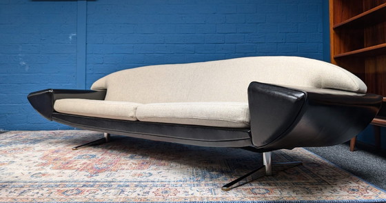 Image 1 of Design Three-Seater Sofa And Armchair, Space Age, Johannes Andersen