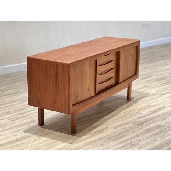 Image 1 of Vintage teak wood sideboard by Burchaard Nielsen for Dyrlum, Denmark 1960