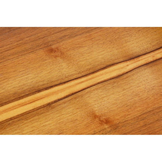 Image 1 of Vintage walnut and chromed steel desk by André Lurcat, Czechoslovakia 1930