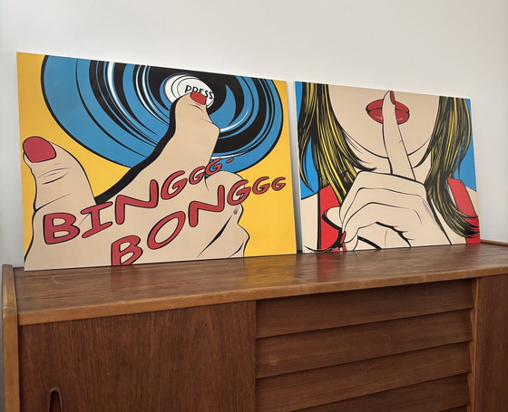 Image 1 of 2 Wall Art Modern Pop Ikea Solmyra Design anni &#39;90 