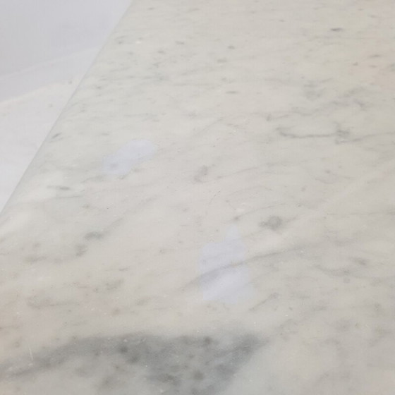 Image 1 of Vintage octagonal marble coffee table, Italy 1980s