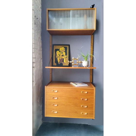 Image 1 of Vintage wall unit by Preben Sorensen, Denmark 1960