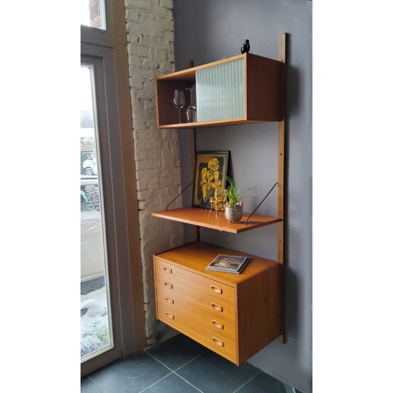 Image 1 of Vintage wall unit by Preben Sorensen, Denmark 1960