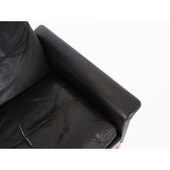 Image 1 of Poltrona vintage in pelle di Hans Olsen