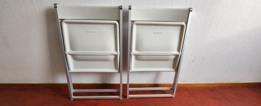 Interlubke Folding Chairs 1970s White