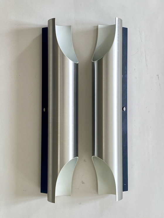 Image 1 of Maija Liisa Kormulainen - Raak - Pair Of Brushed Aluminium "Fugue" Wall Lights