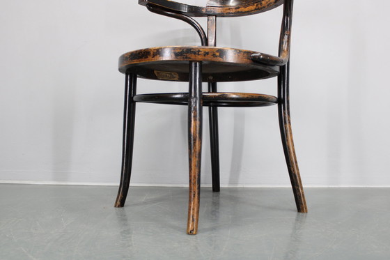 Image 1 of 1940S Bentwood Office Or Side Chair, Czechoslovakia