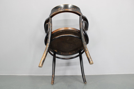 Image 1 of 1940S Bentwood Office Or Side Chair, Czechoslovakia