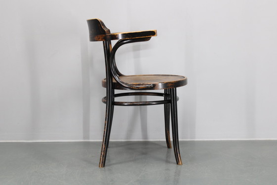 Image 1 of 1940S Bentwood Office Or Side Chair, Czechoslovakia