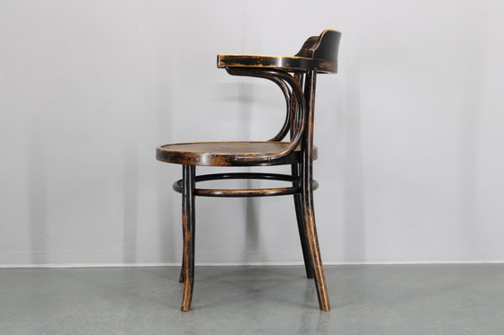 Image 1 of 1940S Bentwood Office Or Side Chair, Czechoslovakia