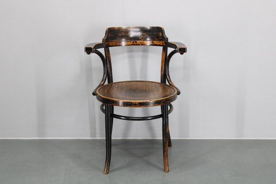 Image 1 of 1940S Bentwood Office Or Side Chair, Czechoslovakia