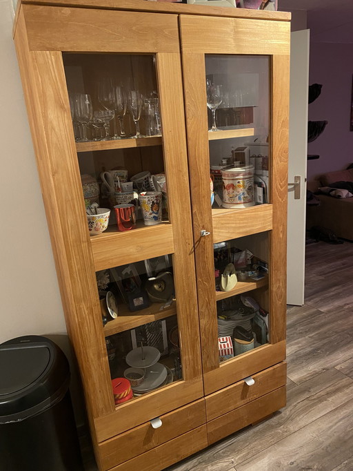 Solid Teak Buffet Cabinet