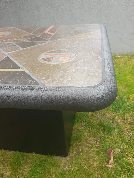 Image 1 of Brutalist Coffee Table Of Natural Stone By Fedam