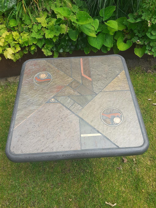 Brutalist Coffee Table Of Natural Stone By Fedam