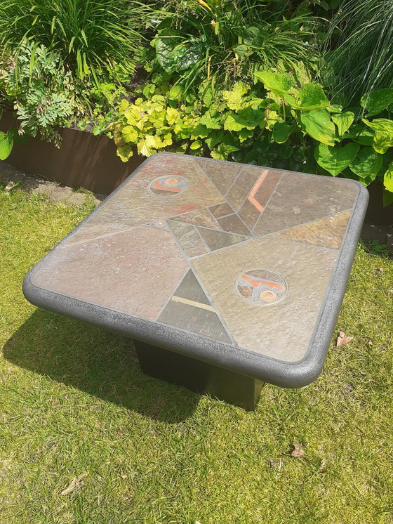 Image 1 of Brutalist Coffee Table Of Natural Stone By Fedam