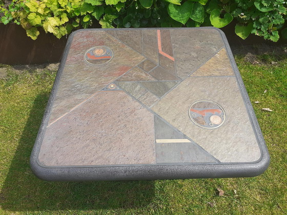 Image 1 of Brutalist Coffee Table Of Natural Stone By Fedam