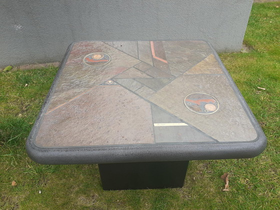 Image 1 of Brutalist Coffee Table Of Natural Stone By Fedam