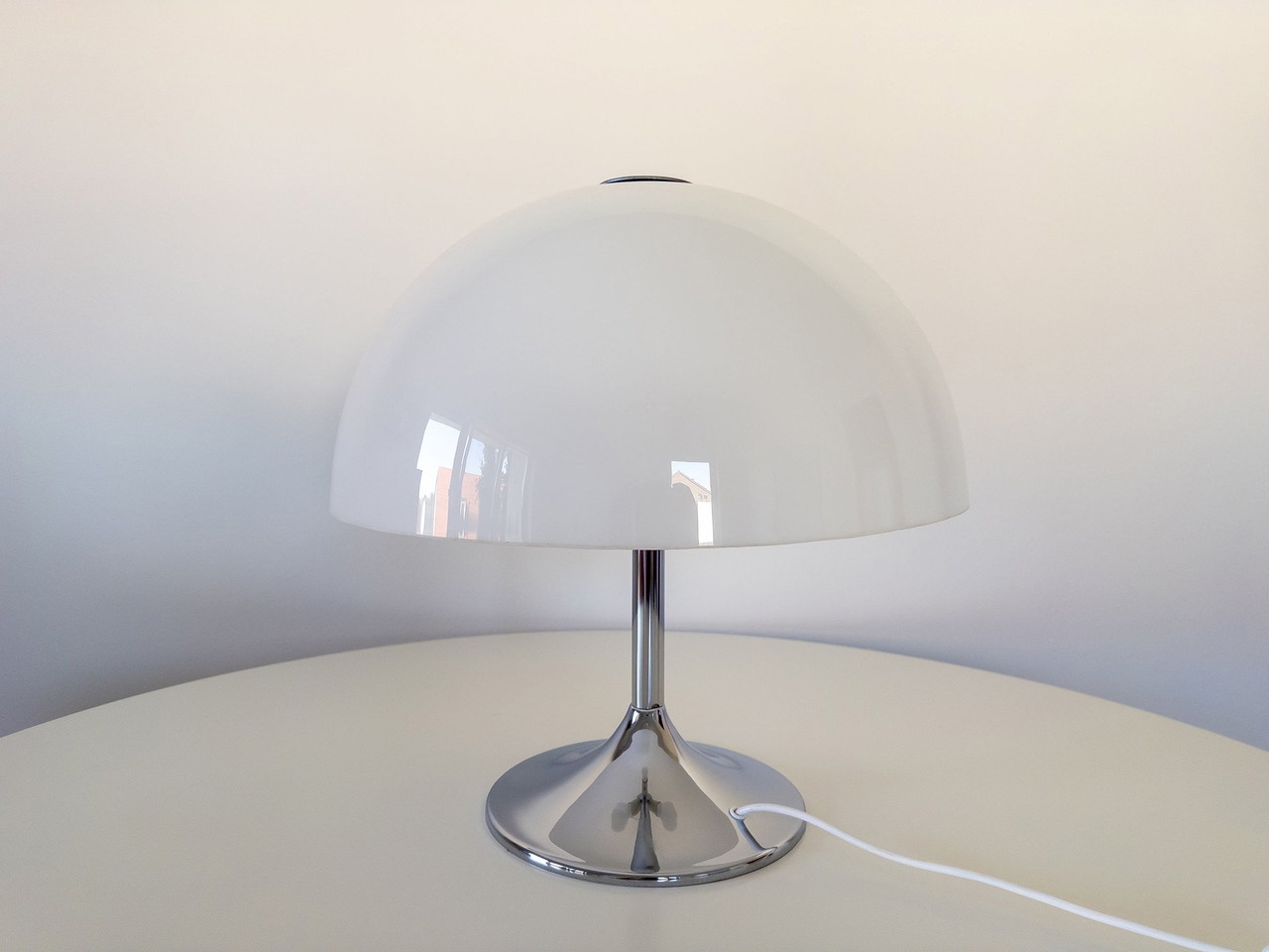 60s mushroom lamp top
