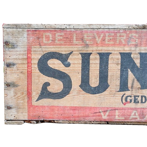 Image 1 of Antique Sunlight soapbox 1920's