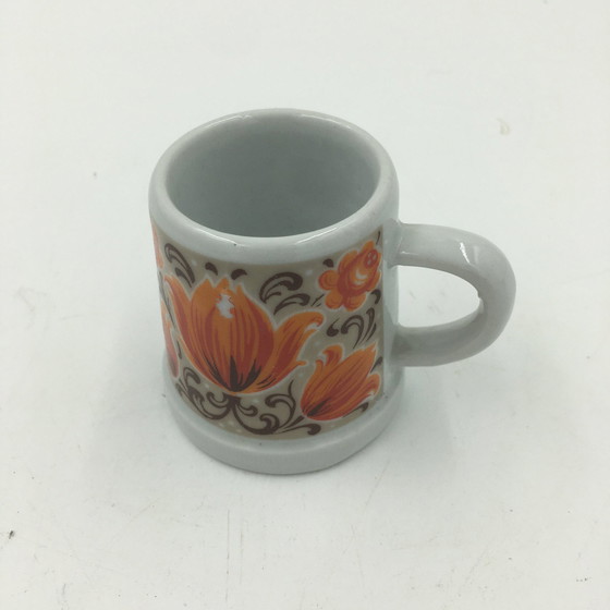 Image 1 of Set Of 5 Ceramic Drop Glasses