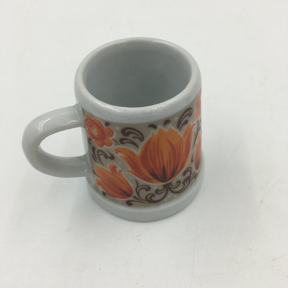 Image 1 of Set Of 5 Ceramic Drop Glasses