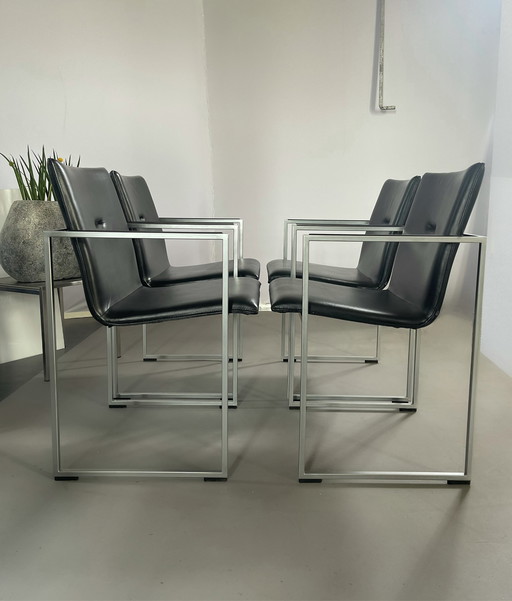 4x Arco frame chair