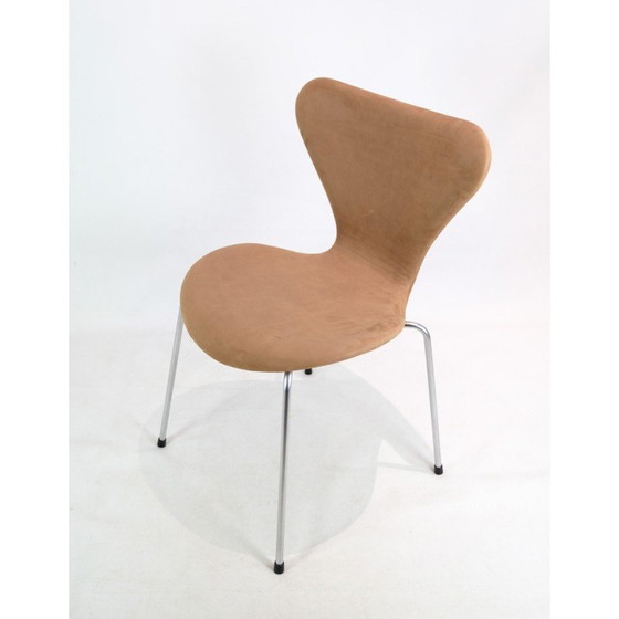 Image 1 of Set of 6 vintage Seven chairs 3107 by Arne Jacobsen for Fritz Hansen