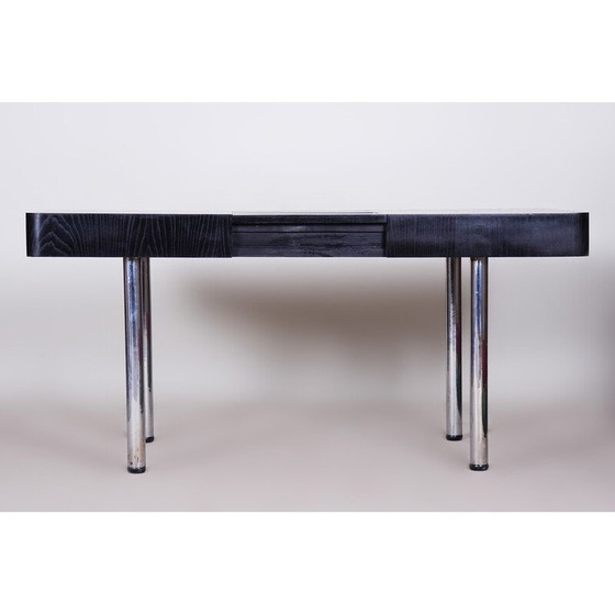 Image 1 of Vintage extendable oak table, Czech Republic 1930-1939