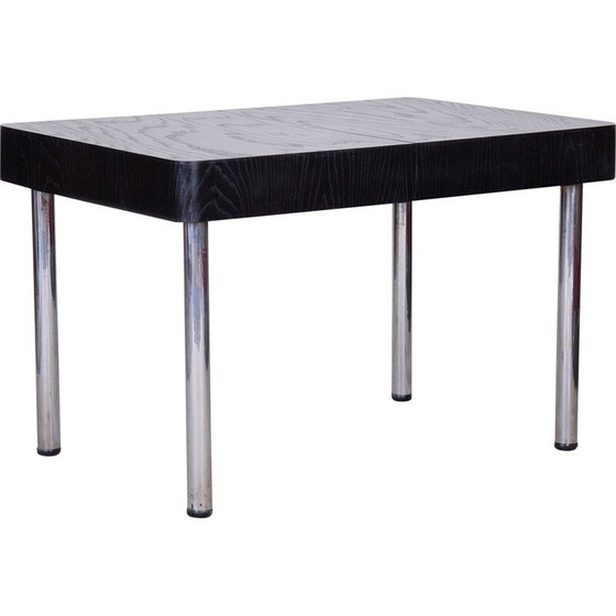 Image 1 of Vintage extendable oak table, Czech Republic 1930-1939