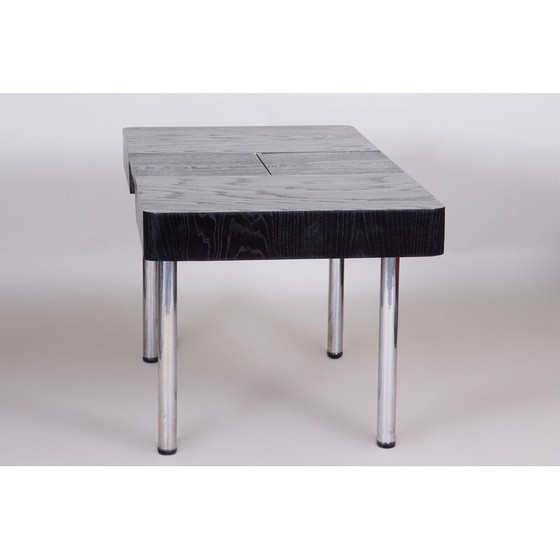 Image 1 of Vintage extendable oak table, Czech Republic 1930-1939